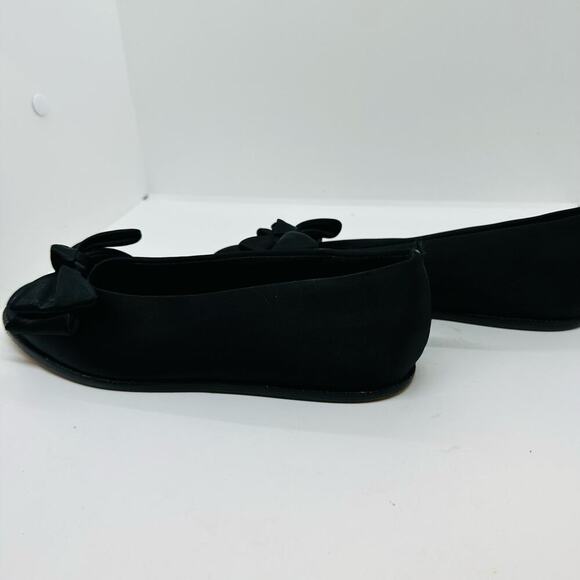 Easy Spirit Women's Black Canvas Low Top Rounded Toe Flats Shoes Size 6 - Picture 5 of 8